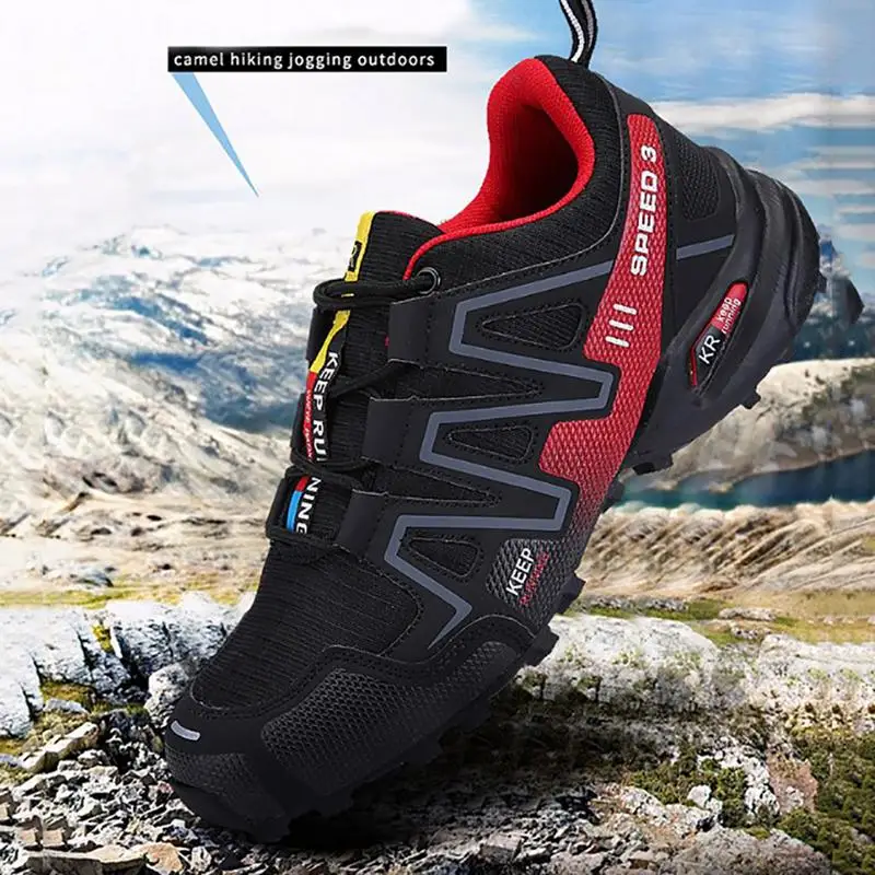 

New Sports Shoes Men Mountain Hiking Boots Non-slip Wear-resisting and Shock Absorption Cross Country Walking Outdoor Shoes