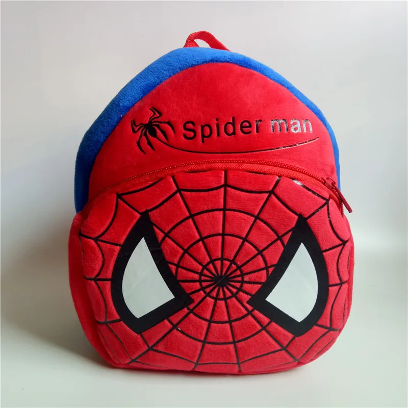  1-3 years Baby lovely school bags kids Spider Man plush backpack cartoon schoolbags Spiderman mini  - 32938492337