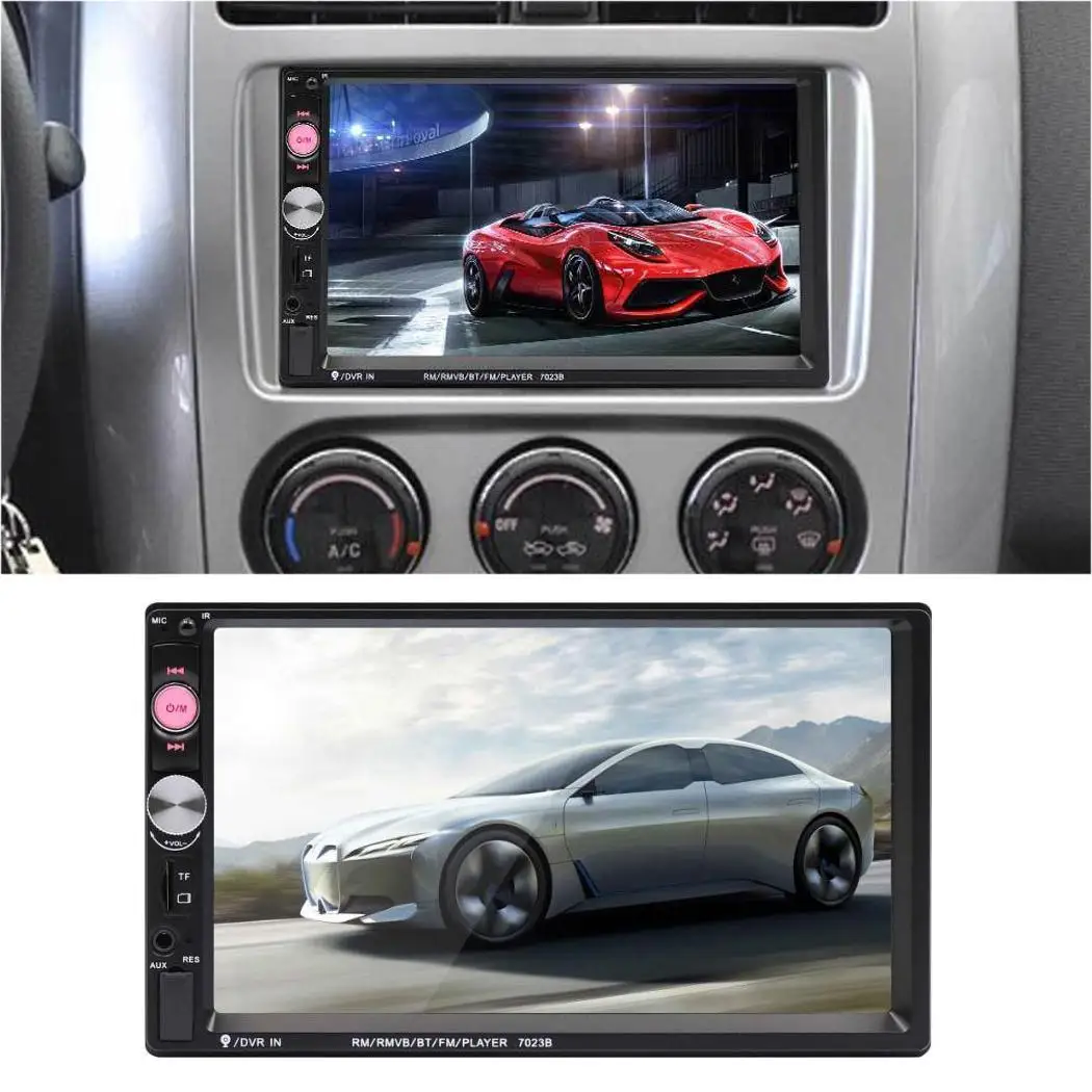 

4.1'' Bluetooth Car MP5 Player 1 Din Auto FM Radio Touch Screen TF USB Handsfree Car Stereo Video Audio Player Rear View Camera