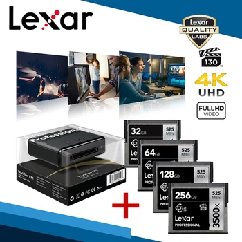 

Lexar 3500X Cfast Card With Cards Reader 512G CF Storage 256G Memory Card 128G Card Reader 64G HD 4K 1800P Video Camera VPG-130