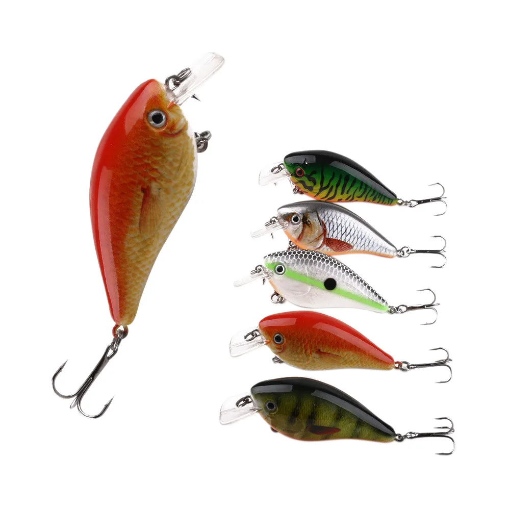 5Pcs Lures Hard Bait Plastic Bait Worms Fishing Lure With Salt Goods For Fishing Fly Tying Sahte Yemler Leurre Wobbler W30415