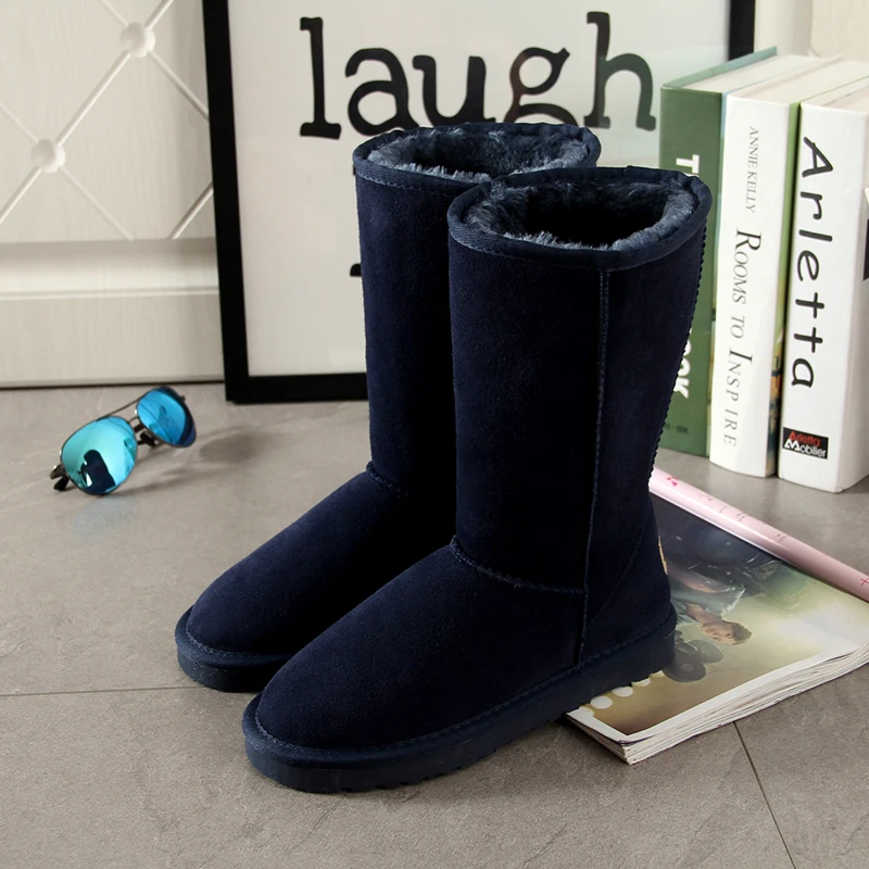 Najtaniej Begocool śnieg buty dla kobiet 100% oryginalne zamszowe skórzane Australia ciepłe buty zimowe Botas tanie sprzedaż