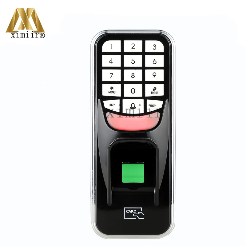 USB Коммуникационный автономный отпечаток пальца система контроля доступа дверной Контролер с RFID кард-ридером и клавиатурой F801