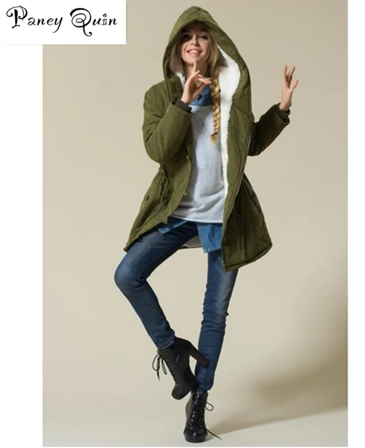

Womens Winter Jackets Coats new Thick Warm Hooded Down Cotton Padded Parkas Women Winter Jacket Female large size slim hooded