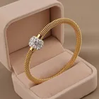 Fashion Women jewelry, stretch bracelets for women, Twisted Chain rhinestone ball cuff Bracelets & Bangles For Gift women http://s.click.aliexpress.com/e/IIMvbIi