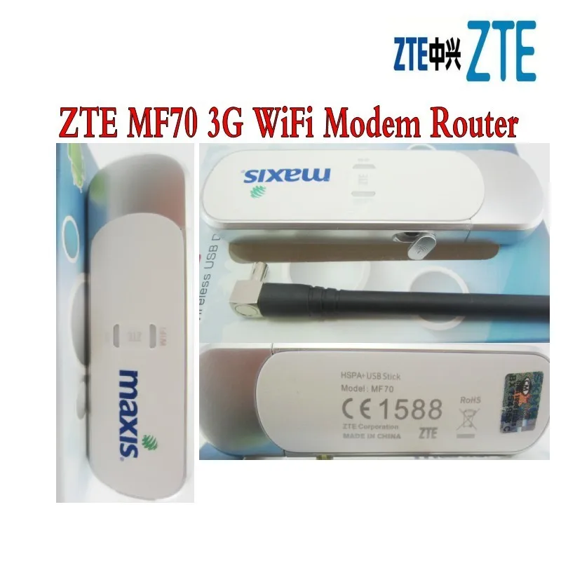 Лот из 10 шт zte MF70 3g USB+ WiFi мобильный широкополосный