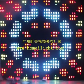 

P15cm 2*3 LED Flexible Vision Curtain Cloth Backdrop With Multicontroller