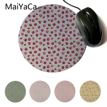 

MaiYaCa Fashion Pomegranate Banana Peach Cherry Dragon Fruit DIY Design Pattern Game mousepad Personalized print Mousepad