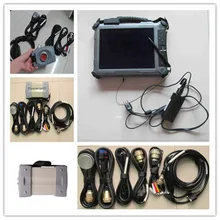top red mb star c3 diagnostic tool support mb trucks with software ssd installed in tablet ix104 (4g, i7) full set ready to work
