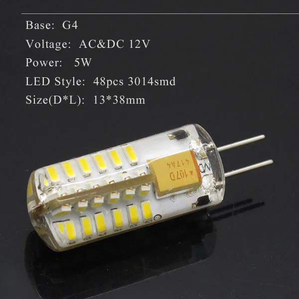 Светодиодная лампа G4 Smd 3 Вт 4 5 6 9 AC DC 12 В 220 110 замена 10 20 30 40 галогеновый светильник с