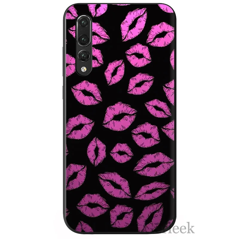 Чехол для мобильного телефона Kiss Me губная помада Rouge ДЛЯ Huawei P Smart P30 P8 P9 P10 P20 Lite