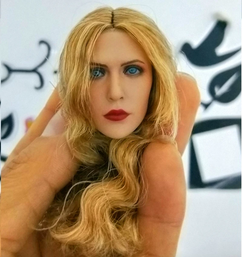 Custom 1//6 Scarlet Witch Elizabeth Olsen Curls Head Model Toy F 12/" Female Body