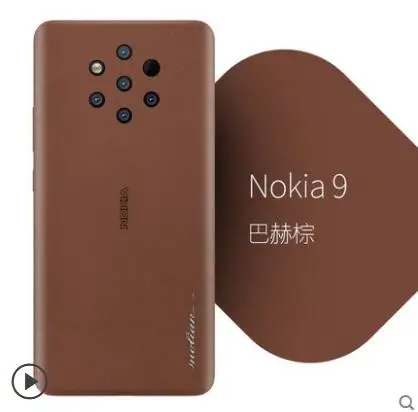 Для nokia 9 pureview чехол из натуральной кожи. Наклейка на 360 Градусов Кожаный чехол для телефона для nokia 9 pureview чехол, Fundas - Цвет: color as photo