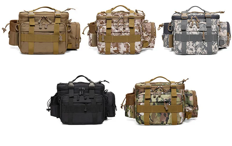 Tecido de Nylon Multifuncional-resistente ao Desgaste à Prova Bolsa de Armazenamento de Bolsas de Carretel de Pesca Isca de Pesca Equipamento de Pesca Água Bolsa Mochila d' 9 Cheap Bolsas de pesca