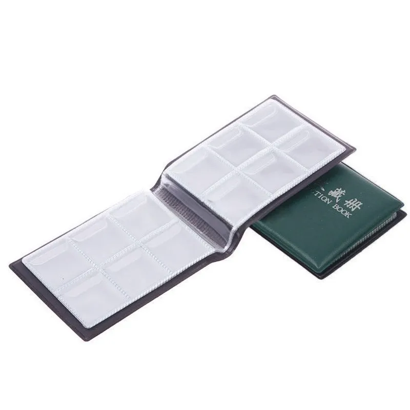 1pc Mini Hand Size Album Book Black Blue Red Russian Coin Album Coin Collection Book Coin Holder