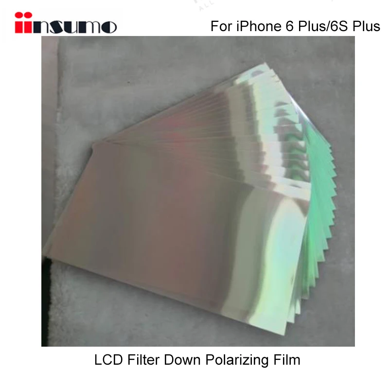 

50pcs/Lot For iPhone 6 Plus/ 6S Plus LCD Filter Down Polarizing Film for phone repair & refurbishment use