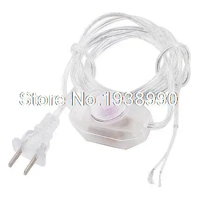 

1.8M Length Lamp Power Cord Swivel Dimmer Switch AC 250V/110V US Plug