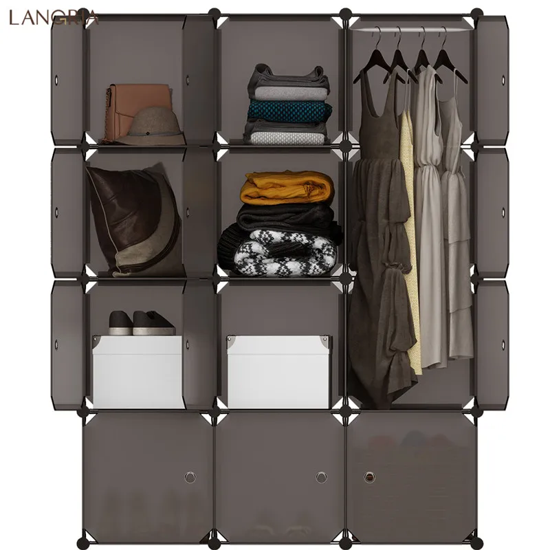 LANGRIA 12 Cube шкаф блок для хранения Организатор детей штабелируемые пластиковые