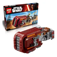 Star Wars 2016 LEPIN 05001 starwars The Force Awakens Rey’s Speeder assembled building blocks MiniFigures compatible to 75099
