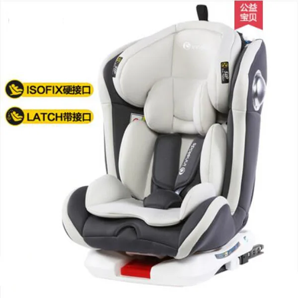 

Child Safety Seat 0-12 Years Old Baby Safety Seat Automobile Isfix Interface 360 Degree Rotating Child Safety Seat