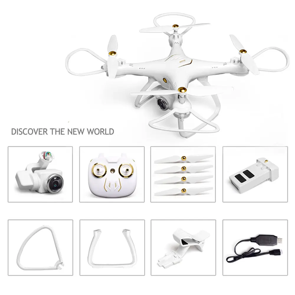 Профессиональный gps-дрон, Wi-Fi FPV с камерой 720P HD, 500 метров, режим слежения за полетом, расширенный Квадрокоптер VR