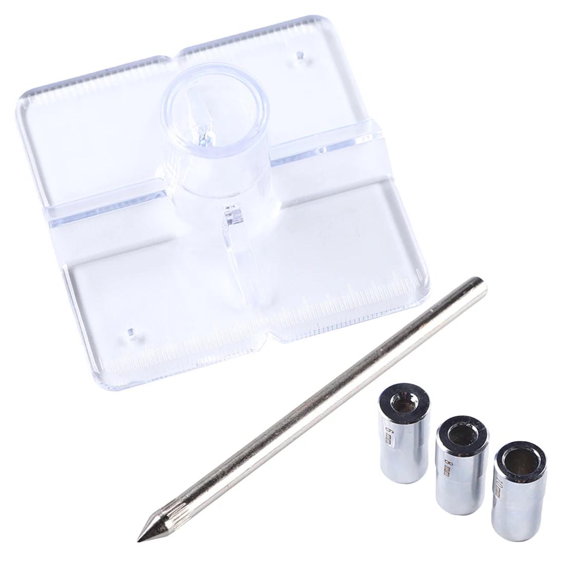 5pcs/Set Woodworking Drill Guide Set 6/8/10mm Mini Pocket Hole Jig  Locator Dowel Jig Guide Power Tool Conductor for Drilling