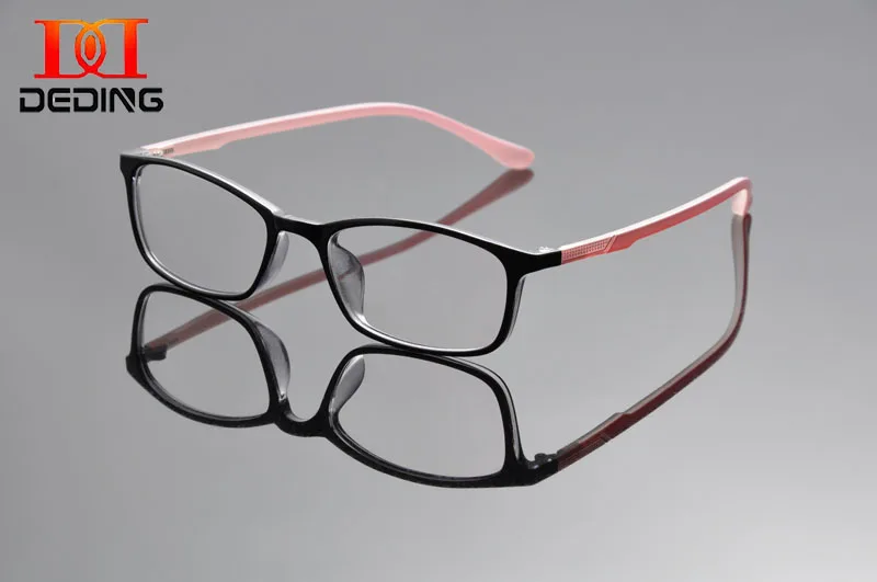 

DEDING Unisex Prescription Glasses Fashion Horned Rim Rectangular Eye Glasses Frames Clear Lens monturas de lentes mujer DD1338