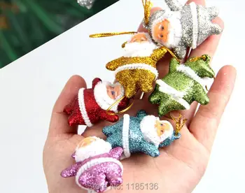 

30pcs Christmas Decoration Christmas Tree Ornament Santa Claus 6 colors Christmas Supplies C006