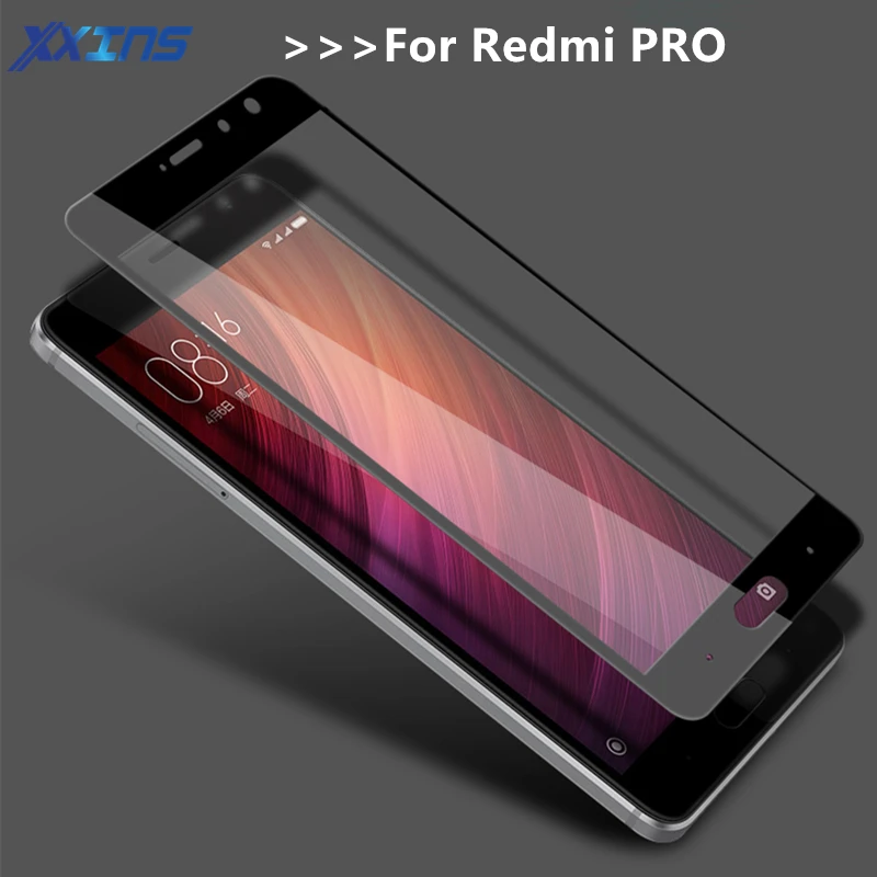 Полное покрытие закаленное стекло для Xiaomi Redmi PRO redmiPRO экран защитный красный mi 5