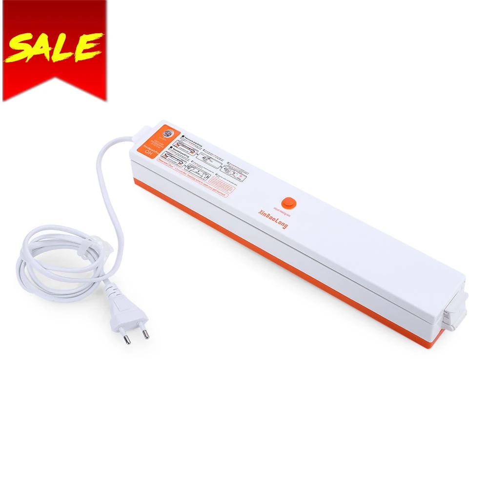 

XINBAOLONG Electric Vacuum Food Sealer Automatic Vacuum Packing Plastic Sealing Machine Household Kitchen Appliances with Bags
