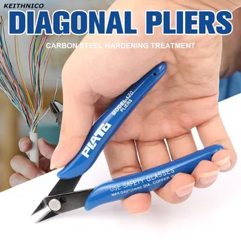 

KEITHNICO 1Pc Electrical Wire Cable Cutters Mini Nose Cutting Nipper Plier Metal Puzzle Modeling Work Side Cutting Hand Tool