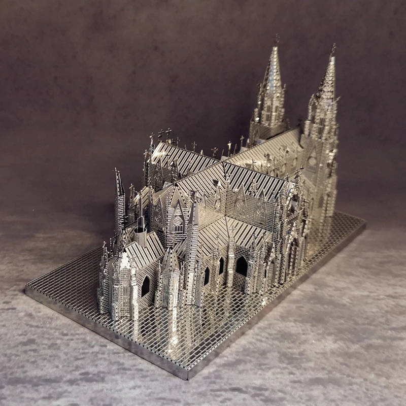 HK NANYUAN ST. PATRICK'S CATHEDRAL 3D головоломка металлическая сборка модели домашнего интерьера украшения diy архитектура