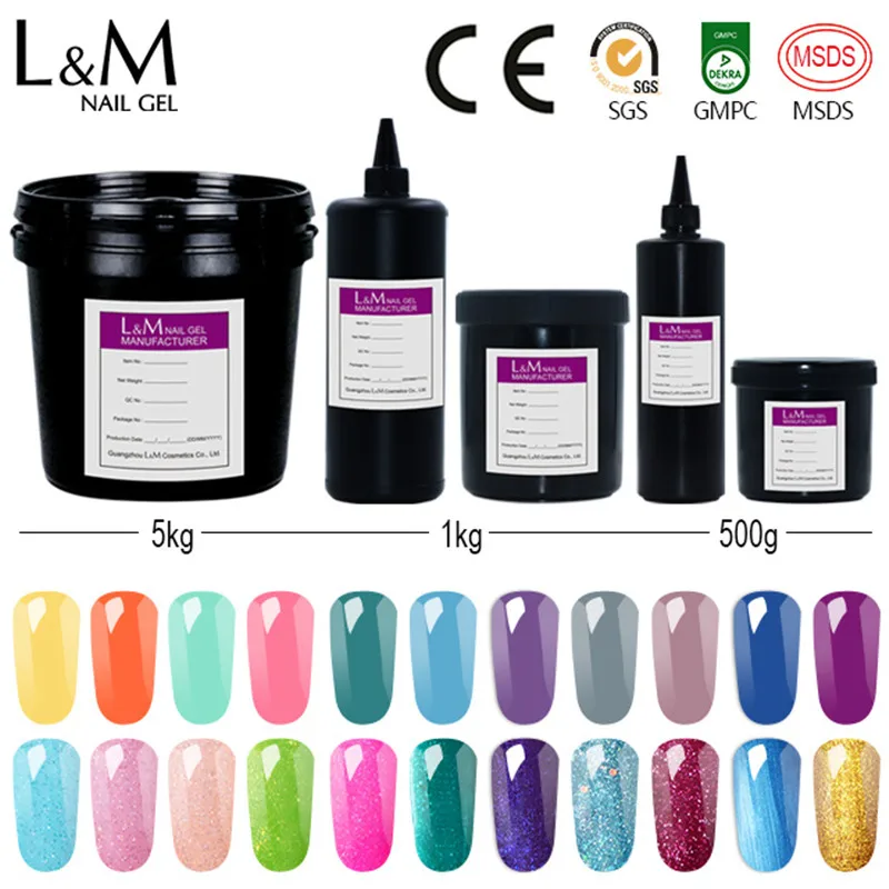 Buy Bulk package 350g 500g 1kg ibdgel Soak off UV LED