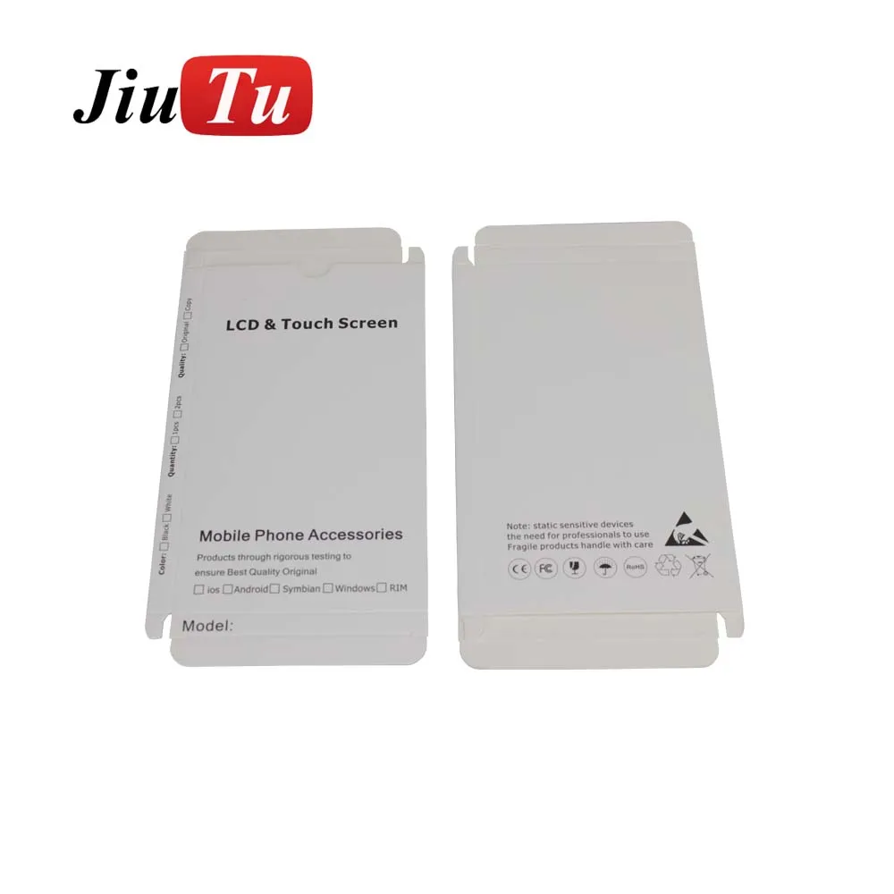 

Wholesale Plastic LCD Package Packaging Box For iPhone X 8G 8 Plus to 5G Series Packing Box 500pcs/lot