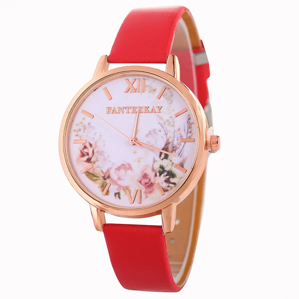 

Women's PU Leather Strap Cheap Quartz Watch with High Quality Fashional Fashionable Popular Nice Sweety Gift Orologio Uomo