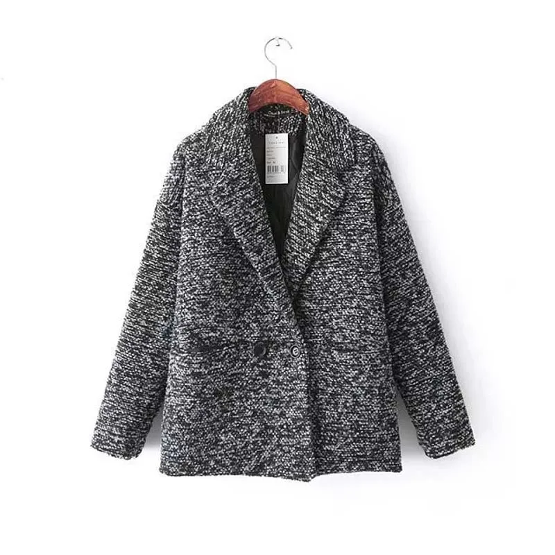 short grey jacket womens