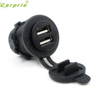 

Franchise Car Cigarette Lighter Socket DC 12VDual USB Charger Power Adapter Outlet #0625