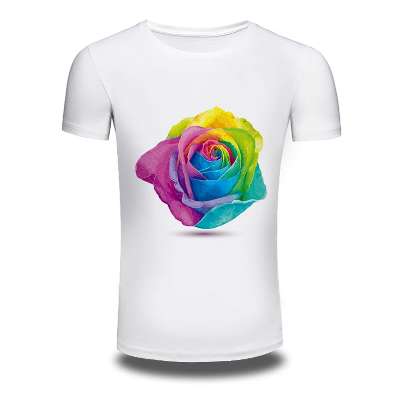 DY 207 font b Mens b font T font b Shirts b font Color Floral Printed