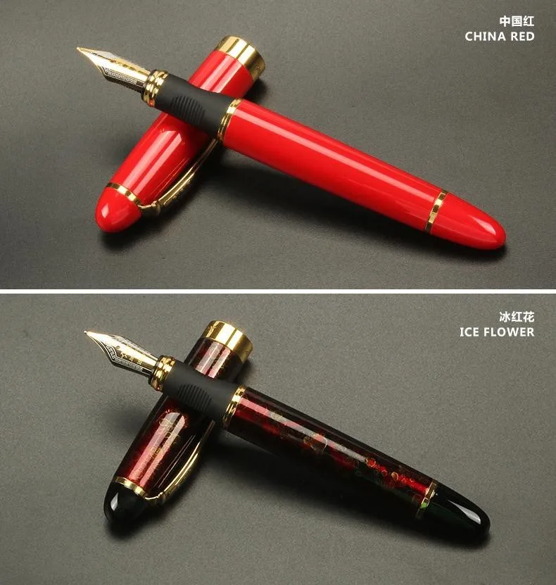 JINHAO X450 металлическая перьевая ручка без коробки для карандашей Роскошные школьные офисные канцелярские принадлежности Роскошные милые ручки для письма подарок