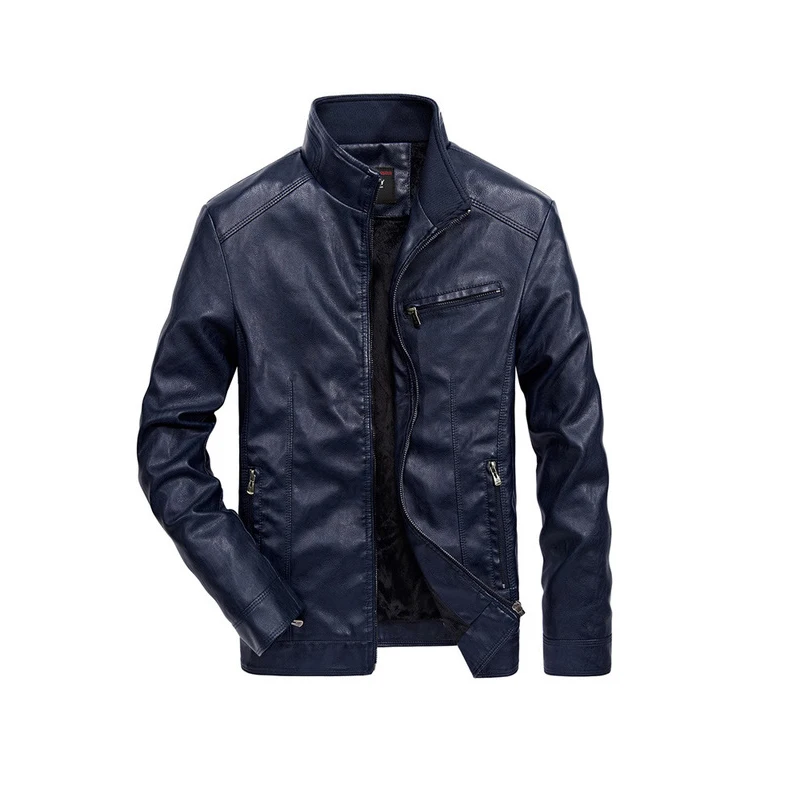 Goede Mannen Motorfiets Lederen Jassen 4XL 5XL Man Pu Streetwear Jas Mans Bomber Pakken Windjack LBZ32