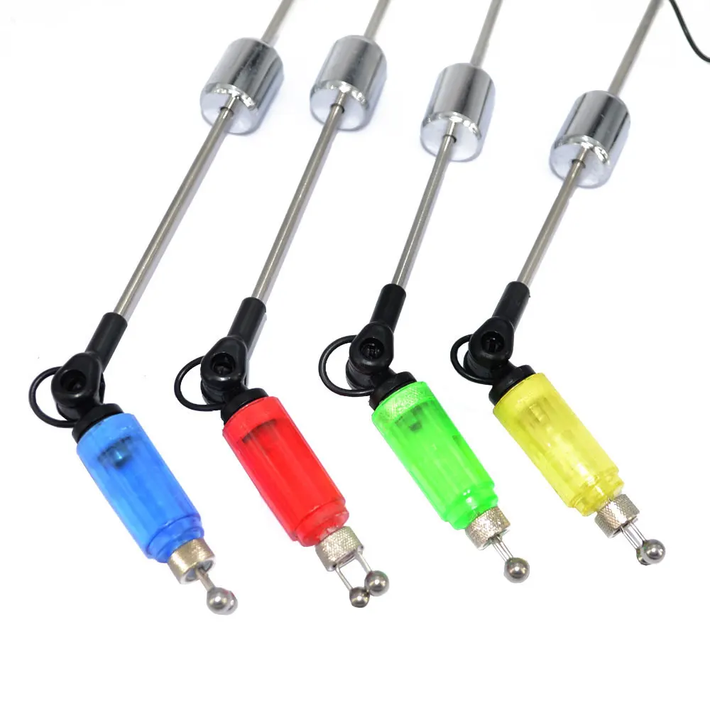 Светодиодный индикатор укуса для ловли карпа 4 шт . рыбалка аксесуары|led fishing|swinger