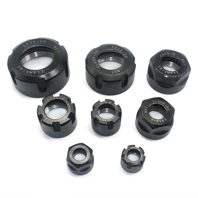 

1pc A Type ER11 / ER16 / ER20 - A NUT High Precision CNC Router Engraving Machine Nut ER Collet Accessory Sparepart