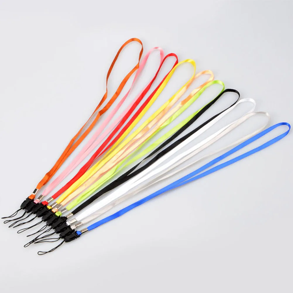 

1Pcs Hot Lanyards Neck Phone Strap For ID Pass Card Badge Gym Key / Mobile Phone USB Holder DIY Hang Rope Lariat Lanyard