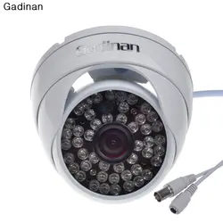 Gadinan безопасности CMOS 800tvl/1000TVL IR-CUT 48IR ночное видение металлический купол Открытый CCTV камера дома наблюдения