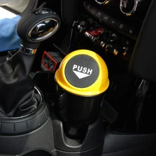 Автомобильный ящик для хранения мусора мусорный бак для SAET loen lbiza VW Golf 4 5 6 7 Tiguan Ford Focus, автостайлинг