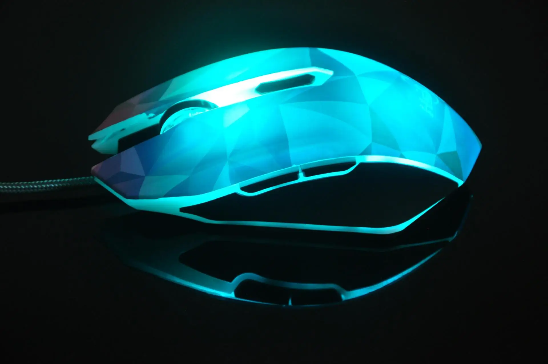 Цветная Алмазная издание Проводная игровая мышь геймер оптическая компьютерная мышь для Pro Gamer