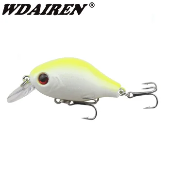 

1Pcs Crank Fishing Lure 5.5cm 8g Topwater Wobblers Lures Artificial Hard bait Winter Crankbait Fishing Tackle Bass Pesca WD-204