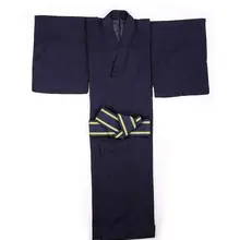 Мужское весеннее традиционное японское кимоно, мужской ночной халат, Классический домашний халат для сна, мужской халат для костюмированной вечеринки Yukata 01