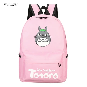 

Cartoon Totoro Printing Women Backpack Casual School Backpacks Laptop Bag for Teenage Girls Rucksack Bagpack Schoolbag Mochila