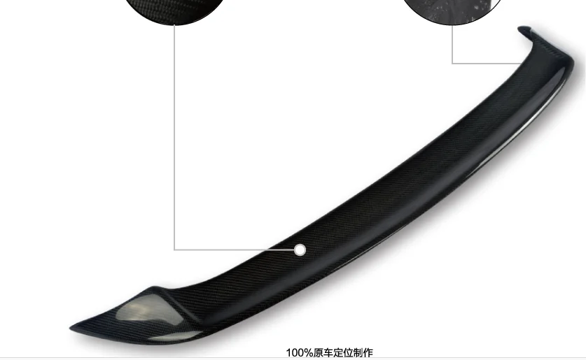 

stock for GOLF 6GTI carbon fiber rear spoiler